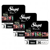 Sleepy Black Premium Plus Hijyenik Ped Gece 108 Adet - 1