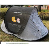 3 Kişilik Otomatik Kamp Çadırı Sineklikli Taşıma Çantalı Kolay Kurulum Çadır 250x150x110cm - 1