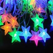 STAR LED LİGHT MULTİ COLOR YILDIZ LED IŞIK YILDIZ RENKLİ LED IŞIK İP LED IŞIK YILDIZ IŞIK YILDIZLI IŞIK - 1