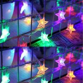 STAR LED LİGHT MULTİ COLOR YILDIZ LED IŞIK YILDIZ RENKLİ LED IŞIK İP LED IŞIK YILDIZ IŞIK YILDIZLI IŞIK - 2