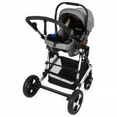 Yoyko Yoyko Ultimate Travel Sistem Bebek Arabası 3 in 1 Gri Silver - 5