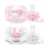 AVENT Philips Avent SCF222/02 Ultra Soft 2li Emzik 0-6 Ay - Kız thumbnail 1