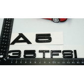 Audi A5 35 TFSi Parlak Siyah ABS 3M 3D Bagaj Yazı Logo Orjinal Ürün - 3