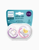 AVENT Philips Avent Ultra Air Animals 2li Emzik 0-6 Ay - Kız - 1