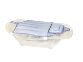 Sema Bebe Sema Baby Köpüklü Kafa Destekli Bebek Banyo Filesi - Mavi - 1