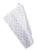 Sema Bebe Sema Baby Çok Amaçlı Emzirme Örtüsü - Pembe Yıldız - 1