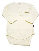 Sema Bebe Sema Baby Uzun Kol Kaşkorse Badi (Body) - Ekru 0-6 Ay - 1