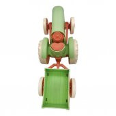 Lets Be Child Römorklu Sürtmeli Plastik Traktör LC-30878 Açık Yeşil-Turuncu - 6