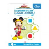 Disney Eğitsel Mickey Ve Çılgın Yarışçılar Alıştırma Kitabım Renkler Ve Şekiller - 2