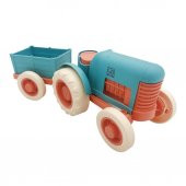 Lets Be Child Römorklu Sürtmeli Plastik Traktör LC-30878 Turkuaz-Turuncu - 1