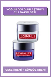 L'Oreal Revitalift Filler Yoğun Dolgunlaştırıcı Yaşlanma Karşıtı Gece Kremi 50ml + Gündüz Kremi 50 Ml - 1