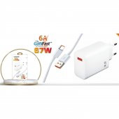 SPRANGE PT-X67 QC 4.0 67W 5V 6ATYPE-C ŞARJ ALETİ TAKIM TURBO ŞARJ - 1