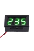 0.56'' 0-30v 3 Kablolu Dc Yeşil Voltmetre - 1