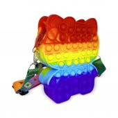 Ogi Mogi Toys Silikon Renkli Kedi Omuz Çantası - 2