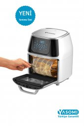 Yasomi Y88 Xxl 1500W 8 Litre Airfryer Oven Fritöz Beyaz (Yasomi Türkiye Garantili) - 1