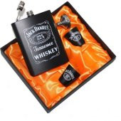 Jack Içki Viski Konyak Vodka Matara Seti 8 Oz 227 ml Hediyelik - 2