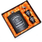 Jack Içki Viski Konyak Vodka Matara Seti 8 Oz 227 ml Hediyelik - 3
