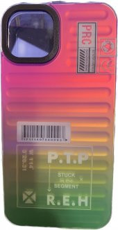 İphone 14 Pro Max - Hologramlı - Çok Renkli - Summer Cover - Tırtıklı - 1