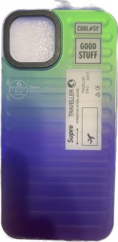 İphone 14 Pro Max - Hologramlı - Çok Renkli - Summer Cover - Tırtıklı - 8
