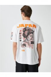 3sam10089hk Kırık Beyaz 001 Pamuk Jersey T-shirt - 4