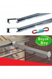 Metal Balkon Çamaşır Askisi 80x30 Cam Balkon - 2