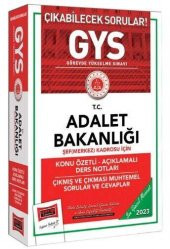 2023 Adalet Bakanlığı GYS Şef Merkez Kadrosu İçin Konu Özetli Soru Bankası Yargı Yayınları - 1