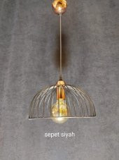 SEPET SİYAH SARKIT ARMATÜR - 1