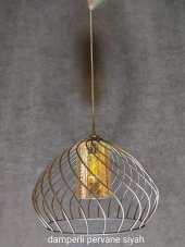 DAMPERLİ PERVANE SİYAH SARKIT ARMATÜR - 1