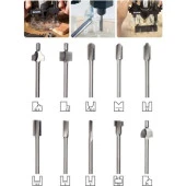 Titi Gravür Ahşap Freze Uç Seti 10lu Dremel Uyumlu - 2
