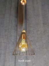 KONİK SİYAH SARKIT ARMATÜR - 1