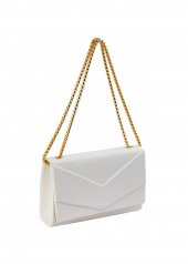 ŞANLI Online Kadın Zincir Askılı Çanta Beyaz - 1