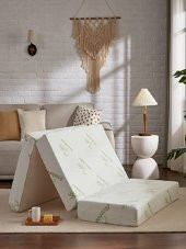 90x190 AVOCADO Seramoni Çantalı Ortopedik Katlanır Su Geçirmez Visco Yatak  Seramoni90x190 thumbnail 1