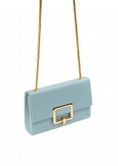 ŞANLI Online Kadın Tokalı Zincir Askılı Çanta Bebe Mavisi - 2