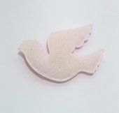 Güvercin Pembe Süsleme Kumaş Sticker 100 Adet - 3