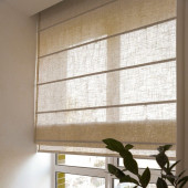 NATURAL KATLAMALI PERDE - 1