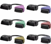 Fiat Alfa Romeo Jeep Multiecuscan için OBD 2 Kablo Adaptörleri 6’lı Kablo Seti - 1