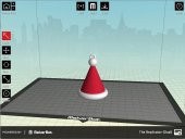 Santa Şapka Süsleme Plastik Aparat - 5