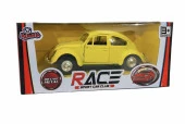 Nostaljik Metal Çek Bırak Araba Sarı thumbnail 3