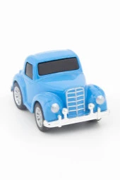 Nostaljik Metal Çek Bırak Araba Mini Mavi Otomobil - 2