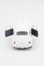 Nostaljik Metal Çek Bırak Araba Beyaz thumbnail 4