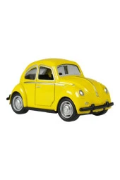 Nostaljik Metal Çek Bırak Araba Mini Sarı Otomobil - 1