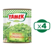 Tamek Bezelye Konservesi Net 830 gr 4 Adet - 1