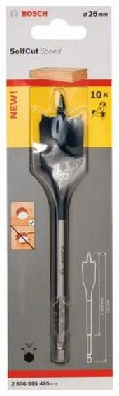 Bosch 26X152 Altıgen Yassı Ahşap Maktap Ucu - 2