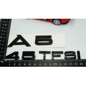 Audi A5 45 TFSi Parlak Siyah ABS 3M 3D Bagaj Yazı Logo Orjinal Ürün - 3