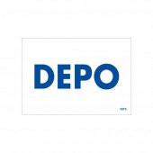 Depo Uyarı Levhası 17,5x25 KOD1673 - 1