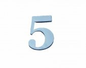 Cemax Villa Boy 5 Rakamı 8,5 cm Yapışkanlı - 1