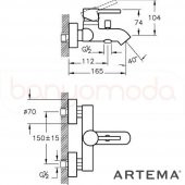 Artema A41994 Minimax S Banyo Bataryası - 2