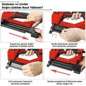 KOBB KBZ90 Elektrikli Zımba-Çivi Çakma Makinası - 5