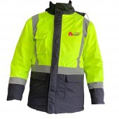 Ennalbur Reflektörlü Parka Sarı Lacivert Small - 1