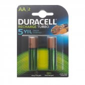 Duracell Şarj Edilebilir Kalem Pil 2Lİ AA 2500 mAh - 1